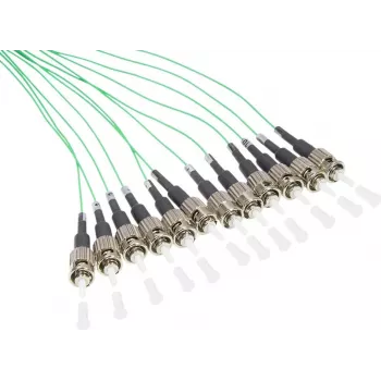 GoodConnections Alcasa LW-802PT Cabo de fibra ótica 2 m 12x ST turquesa (LW-802PT)