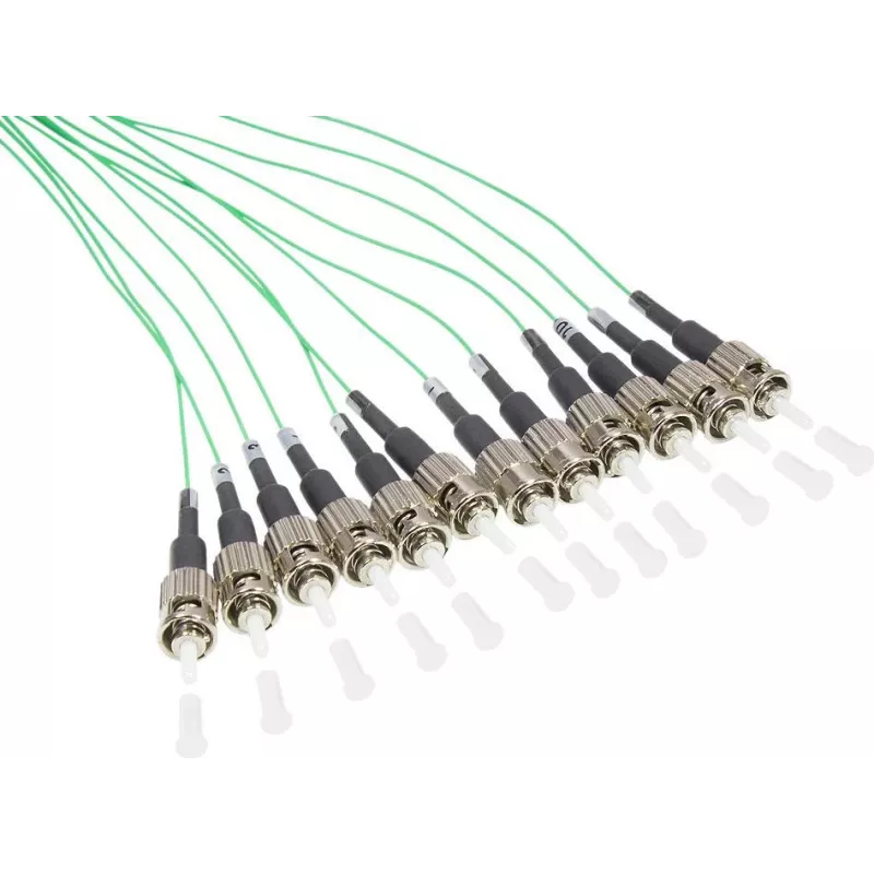 GoodConnections Alcasa LW-802PT Cabo de fibra ótica 2 m 12x ST turquesa (LW-802PT)