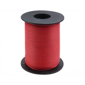 Donau Elektronik 119-10 Fio de ligação flexível 0,14 mm² vermelho 100 m bobina