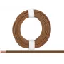 Donau Elektronik 218-88 Fio flexível 2 x 0,14 mm² castanho 5 m
