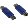 GoodConnections Alcasa USB-AD34 adaptador de USB-A para USB-B, azul