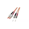 GoodConnections Cabo de fibra ótica OM2 duplex multimodo ST/SC, 50/125 µm, 5 m, laranja LW-805TC