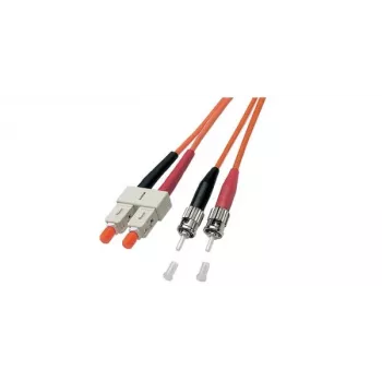 GoodConnections Cabo de fibra ótica OM2 duplex multimodo ST/SC, 50/125 µm, 5 m, laranja LW-805TC