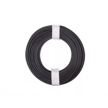 Donau Elektronik 175-011 Fio de ligação flexível LiY 1 x 0,75 mm² preto
