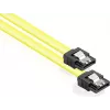GoodConnections Cabo SATA 6 Gb/s com clipe metálico, 0,50 m, amarelo 5047-A05Y