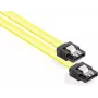GoodConnections Cabo SATA 6 Gb/s com clipe metálico, 0,50 m, amarelo 5047-A05Y