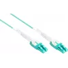GoodConnections Alcasa LW-U820LC3 Cabo de fibra ótica duplex multimodo OM3 LC para LC, 20 m, aqua