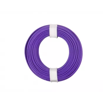 Donau Elektronik 175-016 Fio condutor LiY 1 x 0,75 mm² violeta (por unidade)