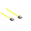 GoodConnections Cabo SATA 6 Gb/s com clipe metálico, 0,70 m, amarelo 5047-A07Y