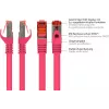 GoodConnections Alcasa 40 m Cabo de rede Cat6 S/FTP RJ-45 macho para macho magenta 8060-400M