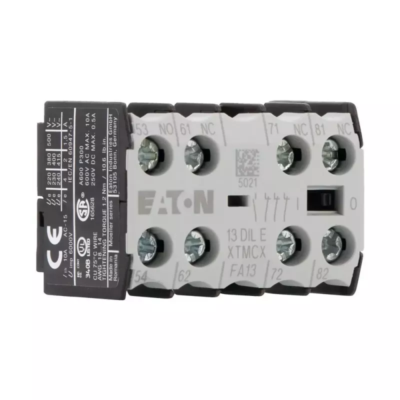 Eaton 13DILE Interruptor de posição, 1NO+1NC, êmbolo, IP65, preto/branco 002397