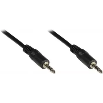 GoodConnections Cabo jack estéreo 3,5 mm 2,5 m macho para macho preto 1970-02
