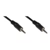 GoodConnections Cabo jack estéreo 3,5 mm 2,5 m macho para macho preto 1970-02