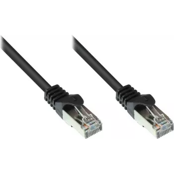Alcasa 855S-015 Cat5e SF/UTP Cabo patch, RJ45, 1,5 m, preto