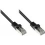 Alcasa 855S-015 Cat5e SF/UTP Cabo patch, RJ45, 1,5 m, preto