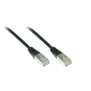 Alcasa 855S-015 Cat5e SF/UTP Cabo patch, RJ45, 1,5 m, preto