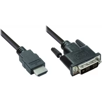 Good Connections Cabo de vídeo HDMI para DVI-D Single Link 1 m preto 4510-DD1