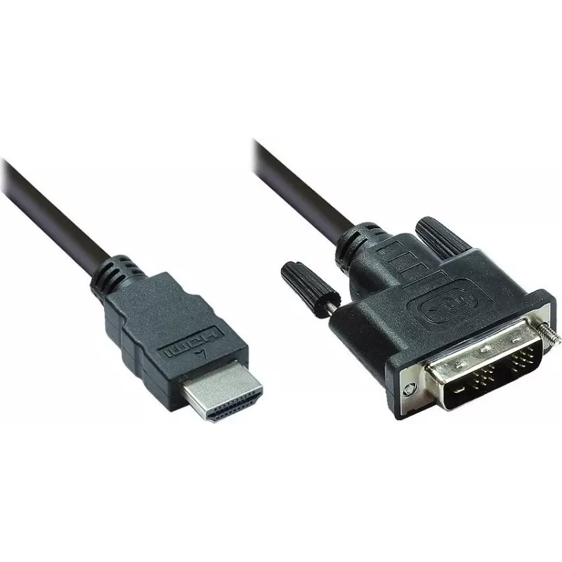 Good Connections Cabo de vídeo HDMI para DVI-D Single Link 1 m preto 4510-DD1