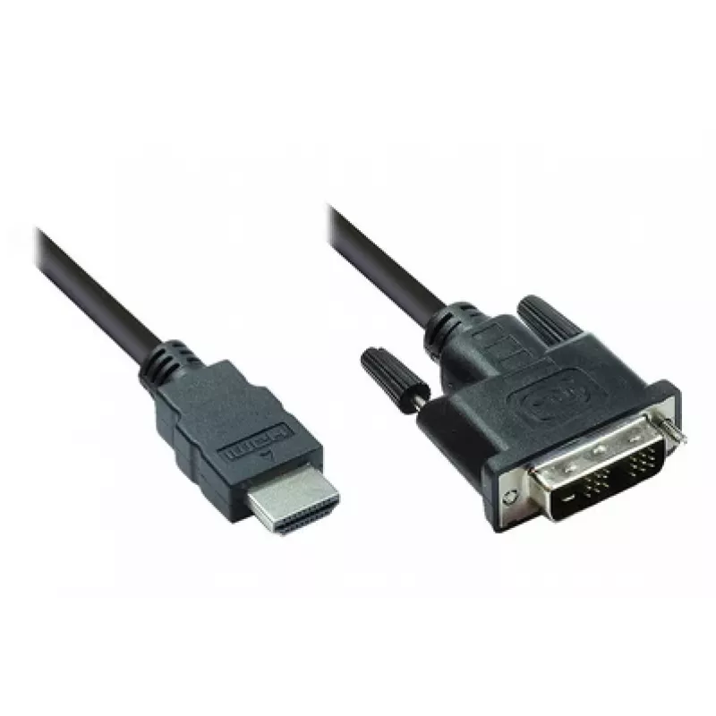 Good Connections Cabo de vídeo HDMI para DVI-D Single Link 1 m preto 4510-DD1