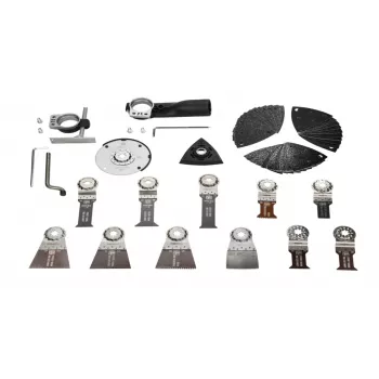 FEIN Conjunto profissional de 45 peças Starlock Max Kit de acessórios para ferramenta multifunções oscilante 35222967120