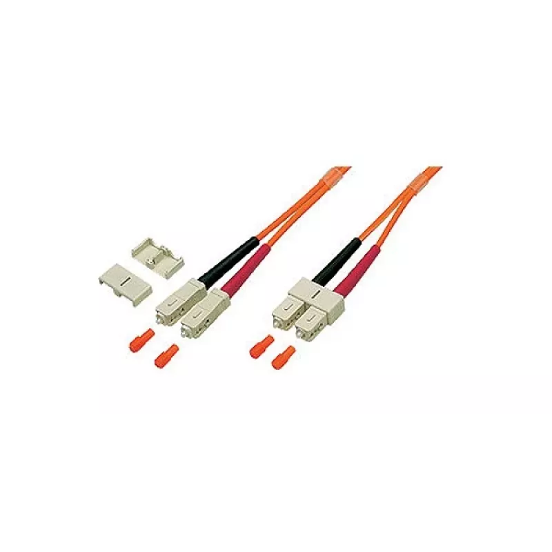 GoodConnections OM2 Duplex Multimode SC/SC Cabo de patch de fibra ótica, 15 m LW-815SC