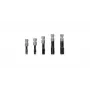 FEIN 63110046010 Conjunto de machos de roscar métricos HSS M8 M10 M12 M14 M16, 5 peças