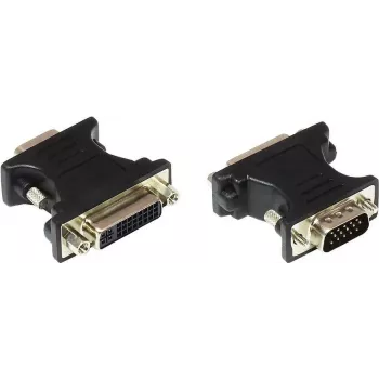 GoodConnections Adaptador de conector fêmea DVI-I para ficha VGA, preto