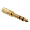 Delock 65361 Adaptador de áudio ficha jack 6,35 mm para conector fêmea jack 3,5 mm 3-Pin TRS metal