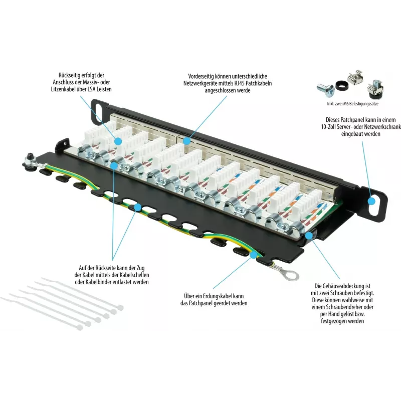 GoodConnections Alcasa GC-N0127 Cabo de patch Gigabit Ethernet Cat6 S/UTP (RJ45, 22/26 AWG, PVC)