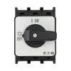 Eaton P1-25/E Interruptor-seccionador principal tripolar, 25 A, IP65, preto/branco 038724