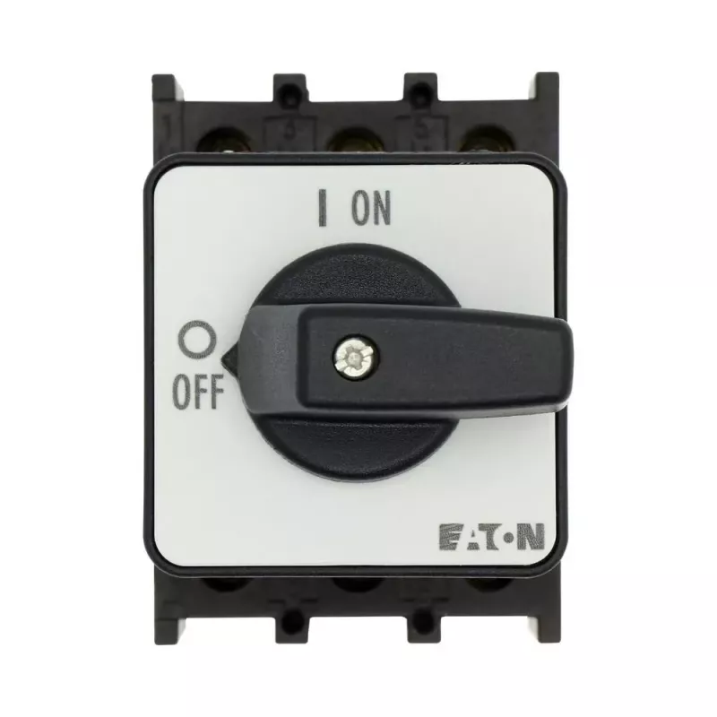 Eaton P1-25/E Interruptor-seccionador principal tripolar, 25 A, IP65, preto/branco 038724