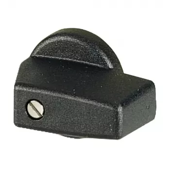 Eaton RMQ-Titan Punho rotativo KNB-T0, plástico preto, montagem frontal, 22,5 mm, IP66/IP67/IP69K 038909