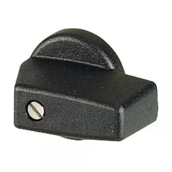 Eaton RMQ-Titan Punho rotativo KNB-T0, plástico preto, montagem frontal, 22,5 mm, IP66/IP67/IP69K 038909
