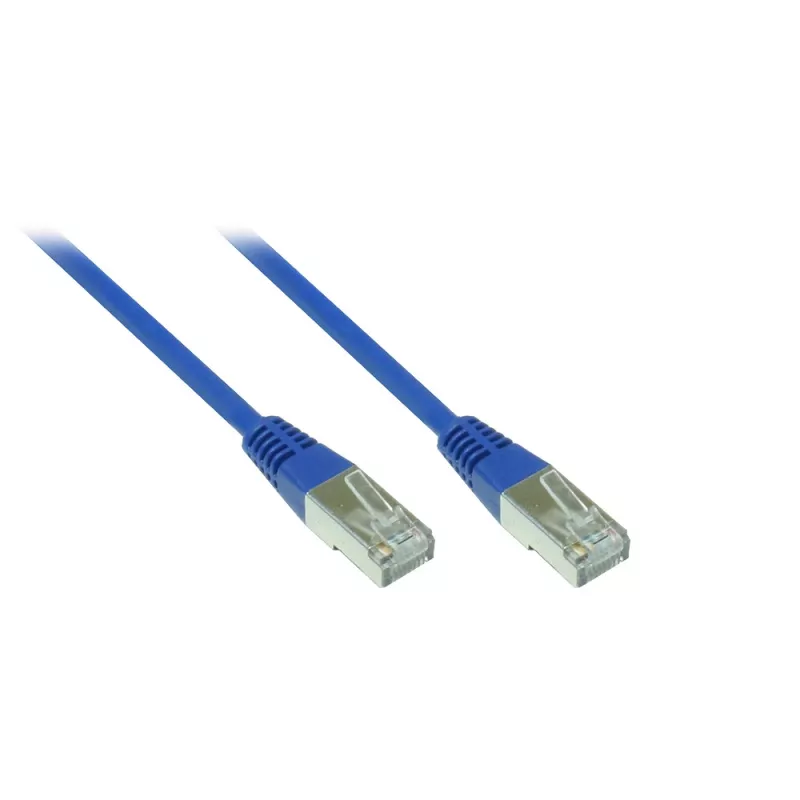 Good Connections Cabo de rede Cat. 5e F/UTP, RJ45, azul, 3 m 805B-030