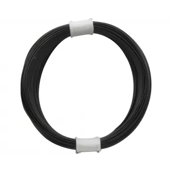Donau Elektronik 110-1 Fio flexível 1 x 0,04 mm² preto 10 m