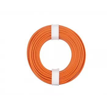 Donau Elektronik 175-017 Fio flexível LiY 1 x 0,75 mm² laranja, 1 unid.