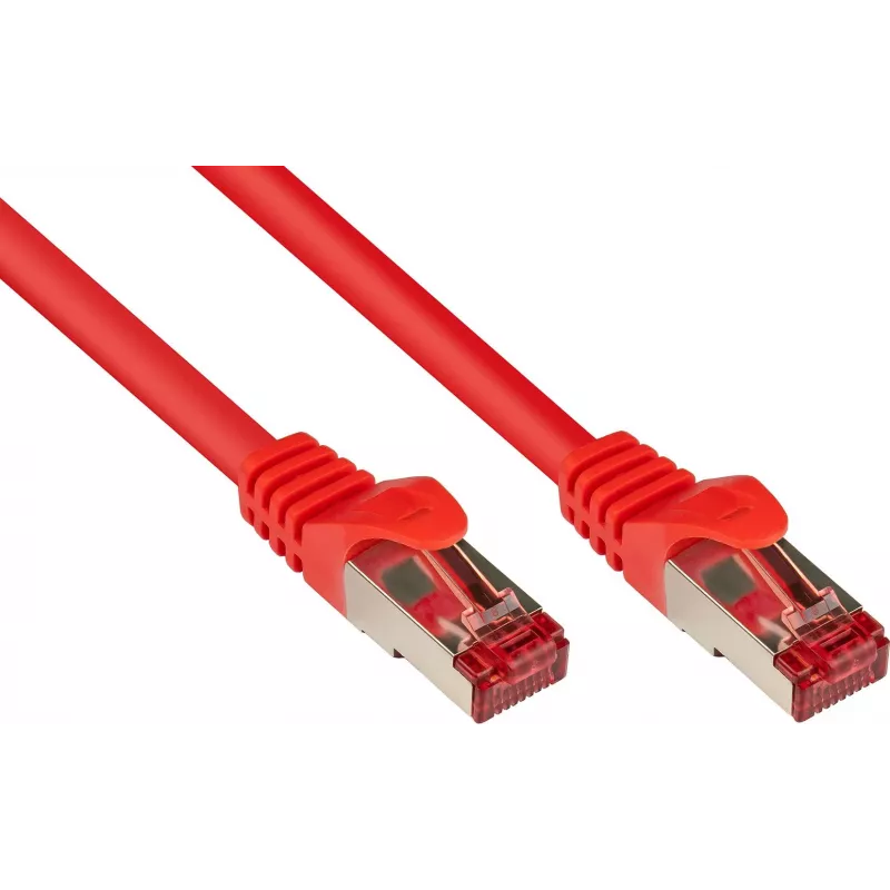 GoodConnections Alcasa 8060-400R Cat6 S/FTP Cabo patch, RJ45 macho para macho, 40 m, banhado a ouro