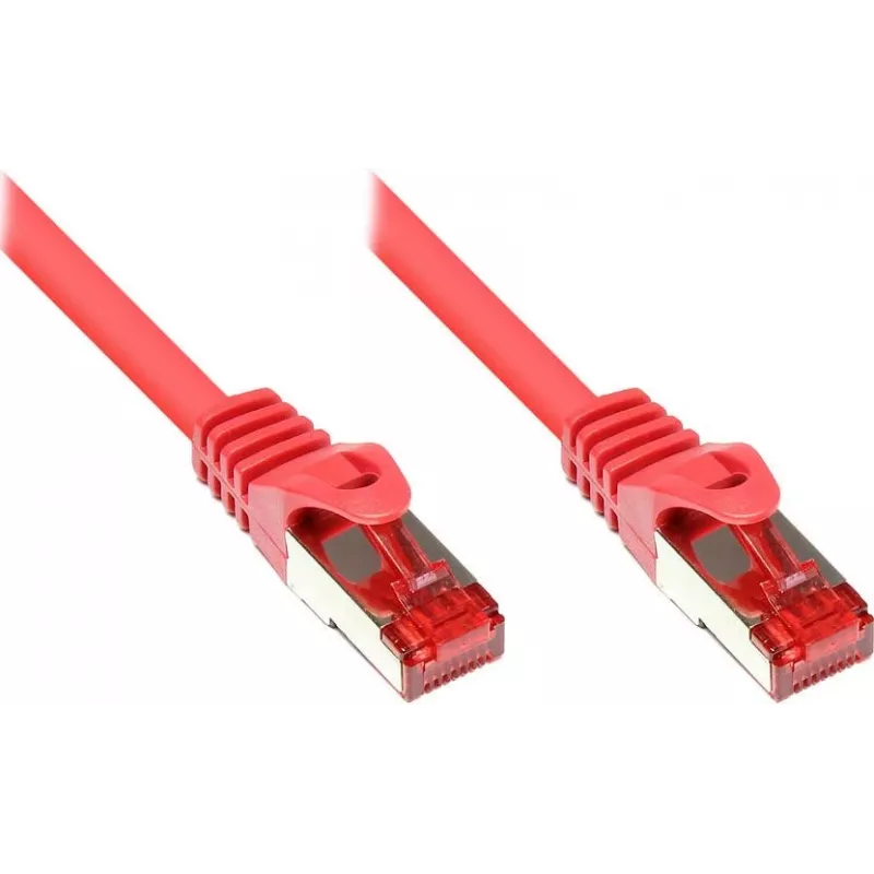 GoodConnections Alcasa 8060-400R Cat6 S/FTP Cabo patch, RJ45 macho para macho, 40 m, banhado a ouro