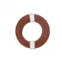 Donau Elektronik 175-018 Fio flexível LiY 1 x 0,75 mm² castanho