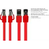 GoodConnections Alcasa 8080-015R Cabo de rede Cat8.1 S/FTP 1,5m vermelho