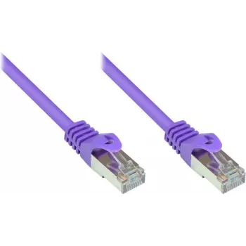 GoodConnections Alcasa Cabo de rede Cat5e SF/UTP RJ45 0,3 m, violeta 855V-003