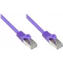 GoodConnections Alcasa Cabo de rede Cat5e SF/UTP RJ45 0,3 m, violeta 855V-003