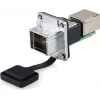 GoodConnections Alcasa IC06-R302 Acoplador RJ45 industrial, IP65/IP67, cinzento, caixa de zinco, -40 a 80°C