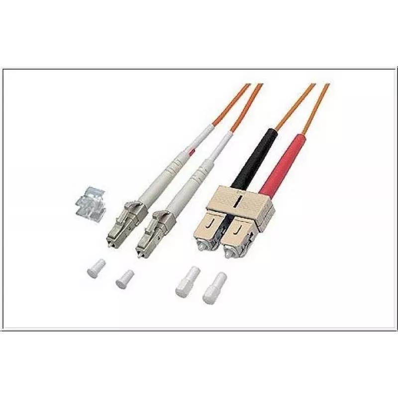 Good Connections LW-620LS LC/SC Duplex OM1 Cabo patch de fibra ótica multimodo, 62,5/125, 20 m