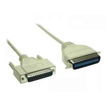 GoodConnections Cabo de impressora paralela Premium, DB25 macho para Centronics 36 macho, 0,6 m, cinzento, duplamente blindado 4090-06
