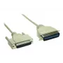 GoodConnections Cabo de impressora paralela Premium, DB25 macho para Centronics 36 macho, 0,6 m, cinzento, duplamente blindado 4090-06