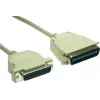 GoodConnections Cabo de impressora paralela Premium, DB25 macho para Centronics 36 macho, 0,6 m, cinzento, duplamente blindado 4090-06