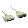 GoodConnections Cabo de impressora paralela Premium, DB25 macho para Centronics 36 macho, 0,6 m, cinzento, duplamente blindado 4090-06