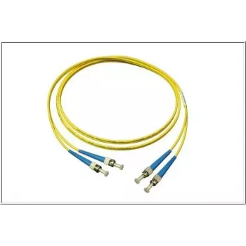 GoodConnections LW-905ST Cabo de fibra ótica patch monomodo duplex ST/ST, 9/125 µm OS2, 5 m, amarelo