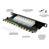 GoodConnections Alcasa GC-N0124 Keystone Jack RJ45 Cat6 blindado - sem ferramentas, Gigabit Ethernet, preto